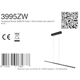 thumbnail of Steinhauer Hanglamp 3-verdieping. "Bande" 3995ZW Zwart