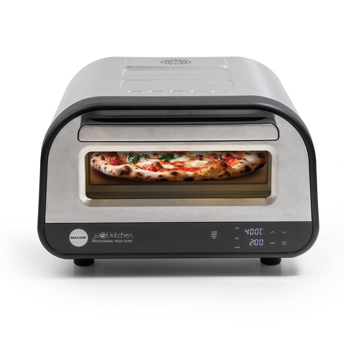 MACOM Professional pizza oven Forno pizza elettrico, acciaio