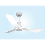 thumbnail of Ventilateur de plafond Réversible  Thermostat Wifi Moteur à courant continu Toits en pente Télécommande Hypersilence Mémoire