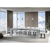 thumbnail of Mesa extensível 90x180/284 cm Roxell Cemento