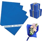 thumbnail of Carta velina Blu Nettuno 50x75 cm – Confezione da 100 fogli per confezioni eleganti, artigianato, eventi e vetrine