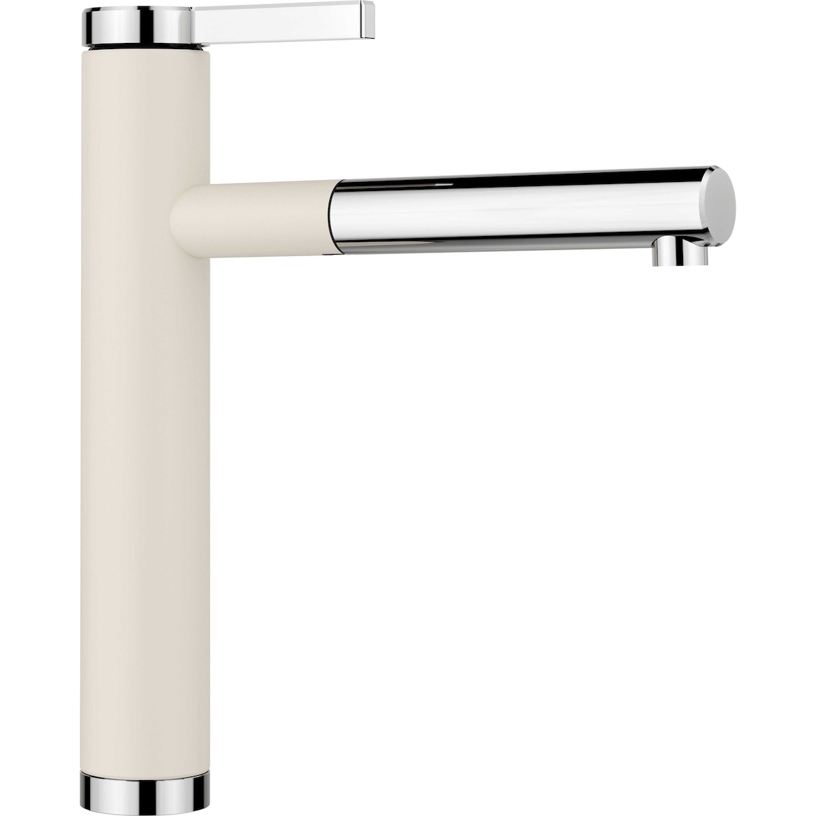 BLANCO LINEE-S Küchenarmatur Wasserhahn Hochdruck softweiß/chrom Schlauchbrause