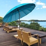 thumbnail of Outsunny Ombrellone da Giardino Inclinabile e con Manovella Ф255cm Blu