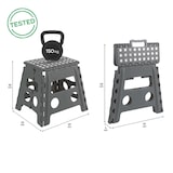 thumbnail of ARREGUI TB-032-G Sgabello Pieghevole Multiuso | Sgabello | Scala Pieghevole | Scalino | Sgabello per cucina, bagno | 32 cm di altezza | Grigio