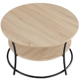 thumbnail of tectake Mesa de café Cromford 80x46cm  Madeira Industrial Clara, Carvalho Sonoma