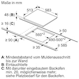 thumbnail of BOSCH PKN645FP2E Serie 6 Elektro-Kochfeld, 60 cm, schwarz, mit Rahmen aufliegend