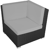 thumbnail of tectake Conjunto de muebles de ratán VENECIA  negro/gris - 404297