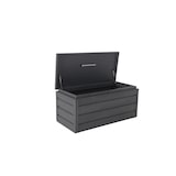 thumbnail of Tarrington House Baule da esterno, interna a LED, metallo, 133 x 61 x 67 cm, grigio