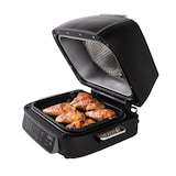 thumbnail of Chef O Matic 8in1 Air & Grill - Heißluftfritteuse, 1500 Watt, 8 Programme, Timer: 1-240 min., Sonderprogramm: Dörren, 50°C - 205°C, Grill, schwarz