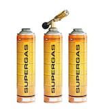 thumbnail of Chalumeau soudure à gaz cartouches de gaz valve 7/16 600ml x3 KEMPER