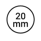 thumbnail of bind Zeitplaner T 1-1 DIN A6 ohne Kalender Leder schwarz