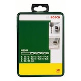 thumbnail of Metallbohrer-Set HSS-R, 19-teilig, 1 - 10 mm, Metallkassette
