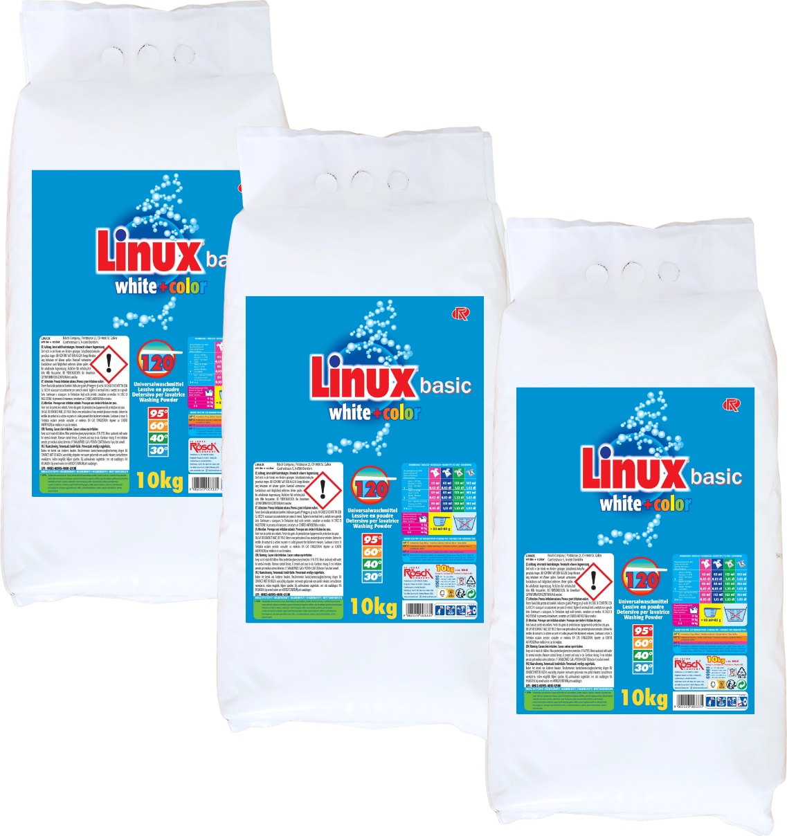 Linux White + Color Universalwaschmittel im 10 kg Kunststoffsack