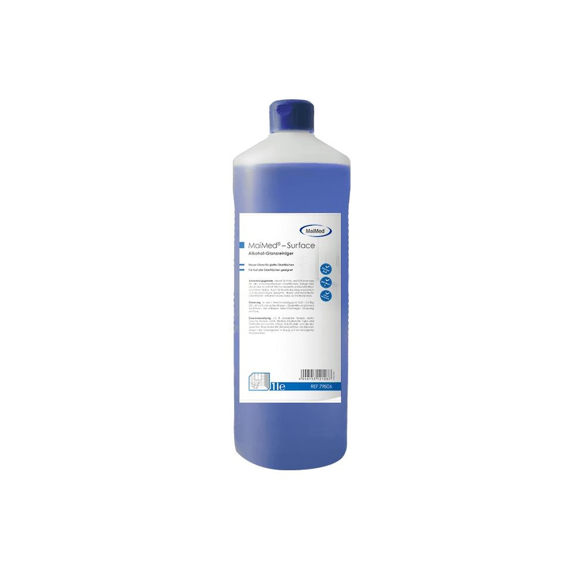 MaiMed Surface - Alkohol-Glanzreiniger - 12 x 1 L - Reiniger
