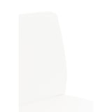 thumbnail of Conjunto de 2 bancos de bar Cadiz com cobertura em imitação de pele preto/branco