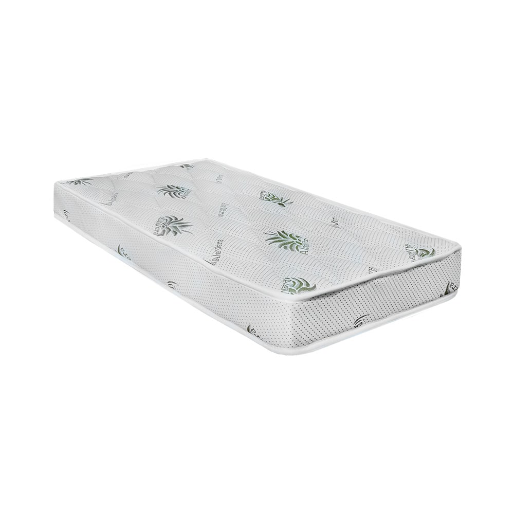 Materassino per culla 60x120, culletta bordata in waterfoam alta 13cm antiacaro e anallergica - Comprarredo