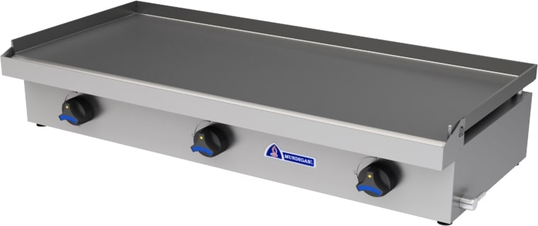 Mundigas - Plancha de gas acero laminado profesional 1000 x 430 x 220 mm