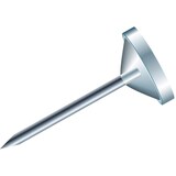 thumbnail of Exacompta 14512E 100x Blisterbox mit 100 Stück Flachkopfnadeln, Ø5mm, Spitze 8mm - Kristall