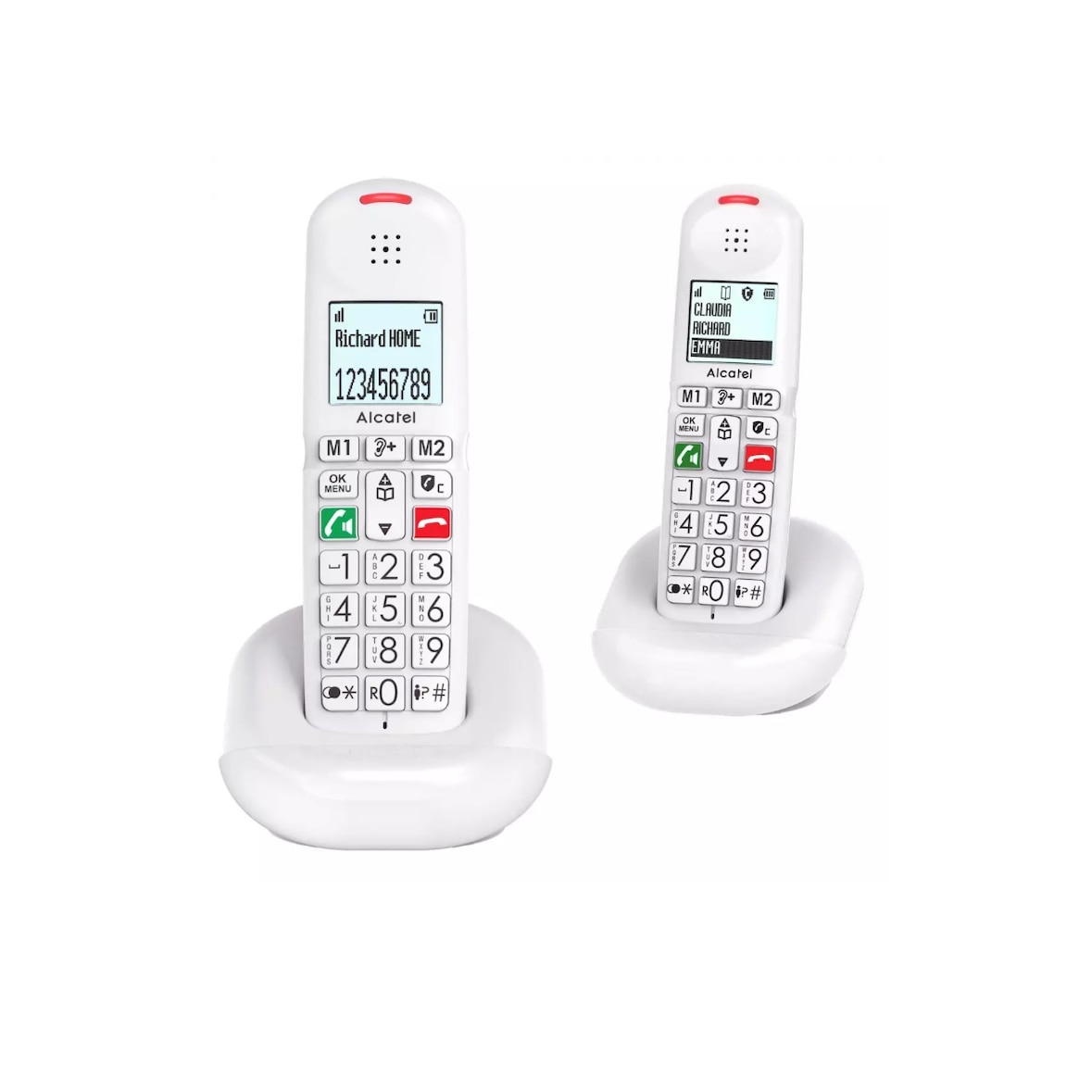 ALCATEL telephone sans fil duo dect blanc XL685DUOBLANC