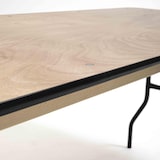 thumbnail of Mesa plegable de madera 200cm 10 plazas - Oviala