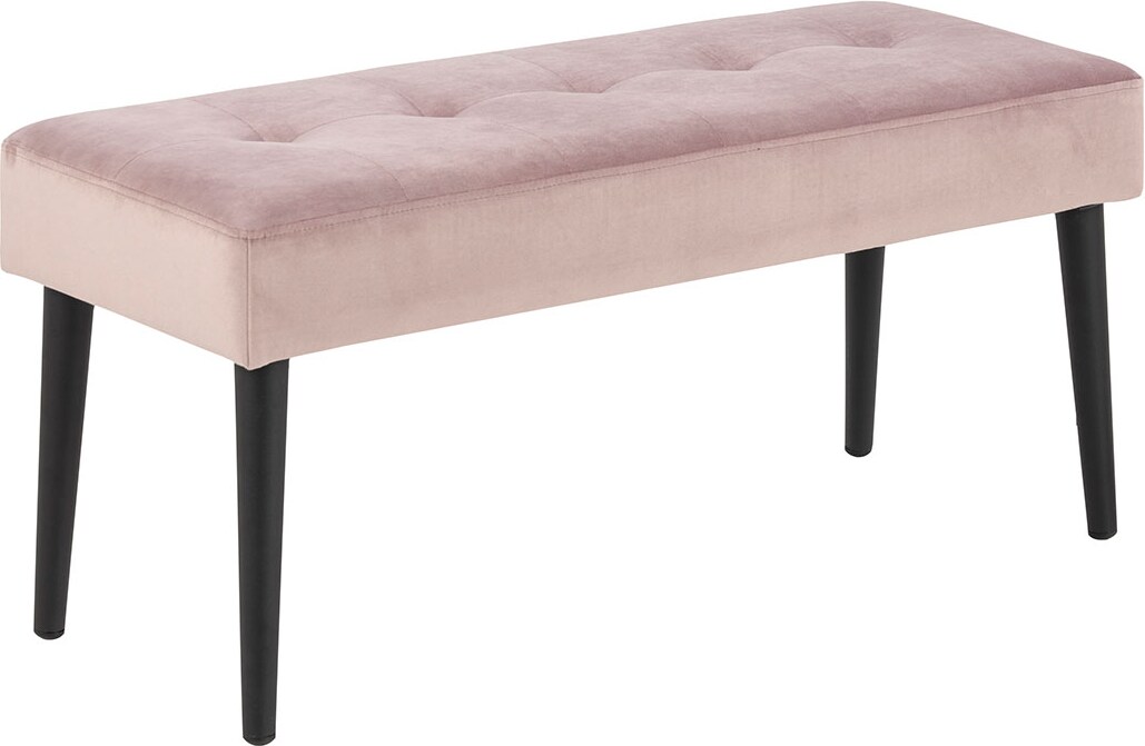 Glory Sitzbank Velours dusty rose.