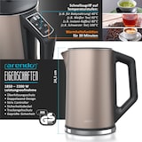 thumbnail of Arendo Frühstücks-Set, Wasserkocher 1,5l, Langschlitz Toaster für 4 Scheiben, Beige