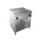 thumbnail of Fry-Top professionale elettrico con piastra doppia liscia su vano a giorno - linea BASIC