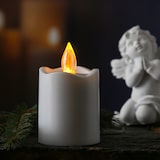 thumbnail of LED Kerze für Laternen flackernd Lichtsensor H: 9,5cm bis zu 2500h f. Außen weiß