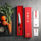 thumbnail of Hezhen - Kleines Santoku-Messer aus Verbundstahl - PM8S Retro-Serie