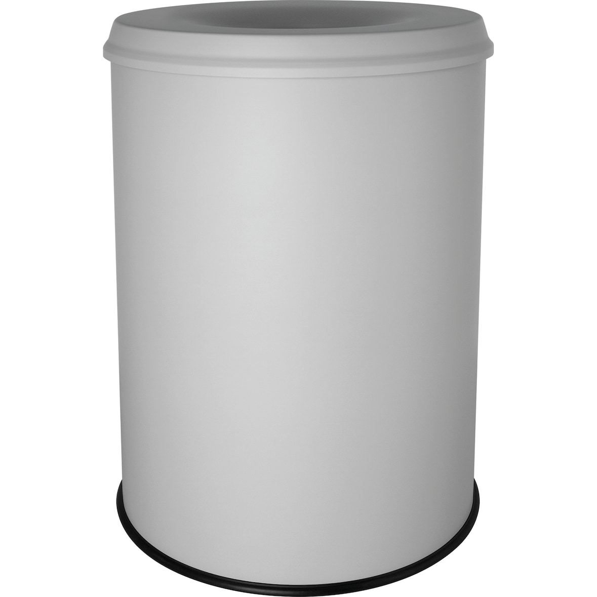 helit Sicherheitspapierkorb 15L - lichtgrau