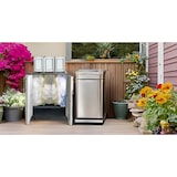 thumbnail of Poubelle de Tri Selectif 3 Conteneurs Recyclage Déchets Intérieur Extérieur 68 x 37 x 90cm 2 Portes  INTEC