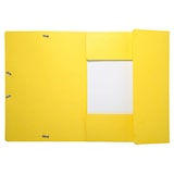 thumbnail of Exacompta 17106H 25x Elastomap Maxi Capacity met kleppen in glanskarton 425g/m2, 24x32cm voor formaat DIN A4, geel
