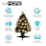 thumbnail of WellHome - Albero di Natale in fibra ottica con 90 luci LED bianco caldo e stella 47x47x90cm