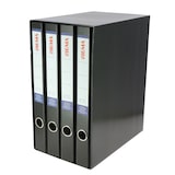 thumbnail of Modulo 4 Carpetas 2 anillas 25 mm Negro SIGMA