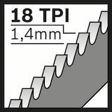 thumbnail of Säbelsägeblatt M 1122 EF Flexible for Metal, für PFZ 500 E