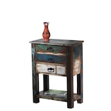 thumbnail of SIT Möbel Telefoontafel | 3 Laden, 1 Legplank | Oud hout gekleurd | B 60 x D 32 x H 79 cm | 09156-98 | Serie RIVERBOAT