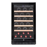 thumbnail of Vinoteca Vinobox 40 1T negra 37 botellas, de 5 °C a 18 °C, 90 W, 5 baldas de madera extraíble