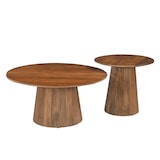 thumbnail of SIT Möbel Mesa de centro | tampo redondo | manga natural maciça | L 80 x P 80 x A 38 cm