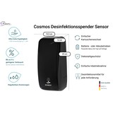 thumbnail of SET: Desinfektionsspender SENSOR Cosmos (berührungslos) +2x1L Händedesinfektion+Edelstahlhalterung mit Auffangschale Wandmontage