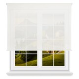 thumbnail of WellHome - Doorschijnend polyester rolgordijn 130 x 175 cm (breedte x hoogte) gebroken wit