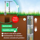 thumbnail of EASYmaxx Flaschenkühler Outdoor - Für bis zu 15 Flaschen - grau