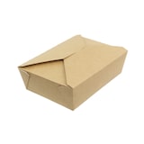 thumbnail of MONOUSO - Contenitore di Cibo Kraft 19,7x14x6,5cm 1800ml (25 Pezzi)