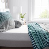 thumbnail of Bettwäsche Baumwolle 200x220 Beige Grün Streifen Renforce weich mit Reißverschluss