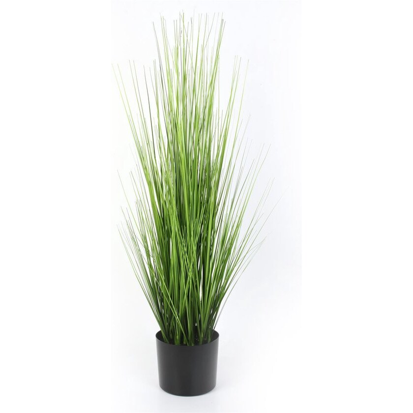NATURN LIVING Erba Artificiale Pitrus - ø 15 x 85 cm - Juncus effusus - Pianta che non richiede manutenzione - Erba Artificiale - Verde