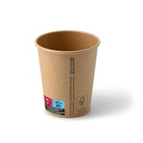 thumbnail of Pappbecher (beschichtet) 200 ml / 8 oz, Ø 80 mm, braun, 50 Stück