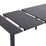 thumbnail of Aluminium Terrassentisch ausziehbar 52/260 cm und 10 Stühle grau
