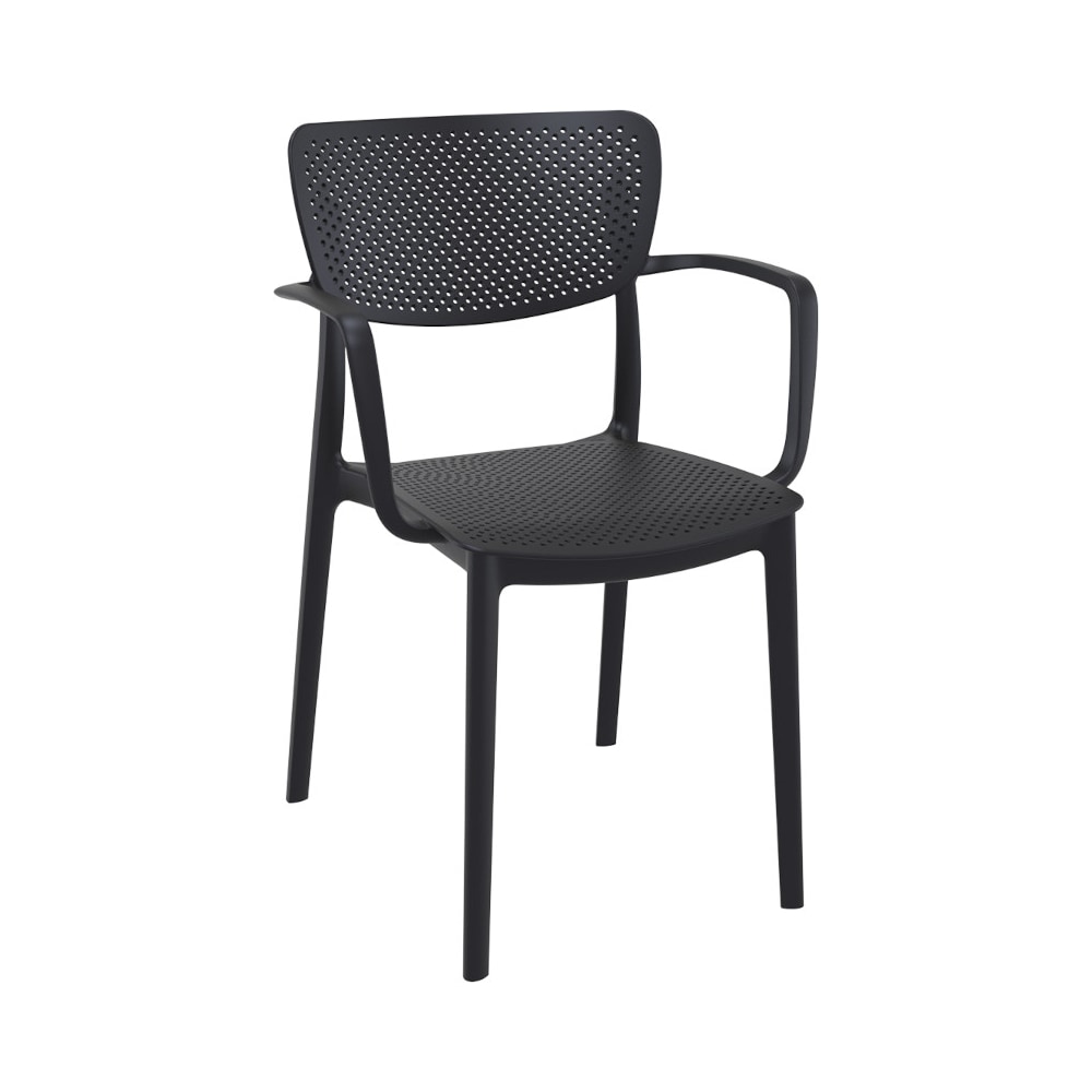 Loft fauteuil structure polypropylène renforcé fibre de verre noir