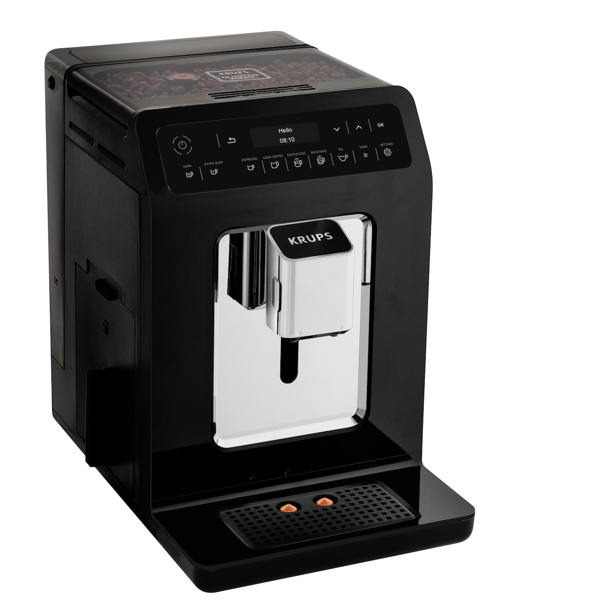 Krups EA8908 Evidence Kaffeevollautomat, OLED-Display Barista Quattro Force  1 Stück