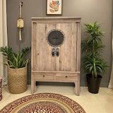 thumbnail of OPIUM OUTLET Mobiliário de estilo rústico natural cómoda armário aparador asiático chinês oriental A502/NATURAL