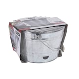 thumbnail of WellHome - Grilleimer in Zinkoptik auf 3 Klappfüßen mit Tragegriff 30,5x27,5x18cm